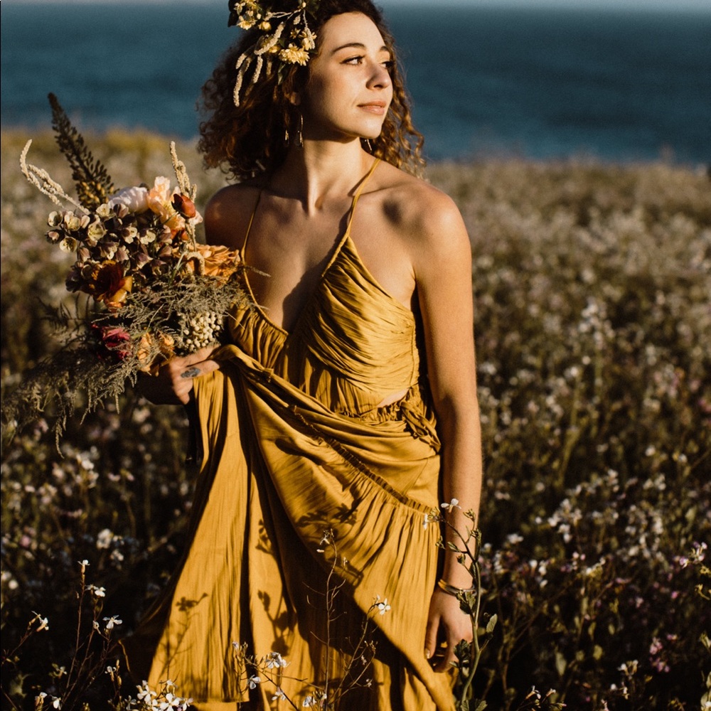 MOVING SALE - Free People yellow maxi